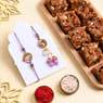 Bhaiya Bhabhi Peacock Rakhi With Dhoda Burfi