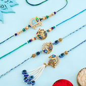 Bhaiya Bhabhi Rakhi N Evil Eye Rakhi Duo Combo