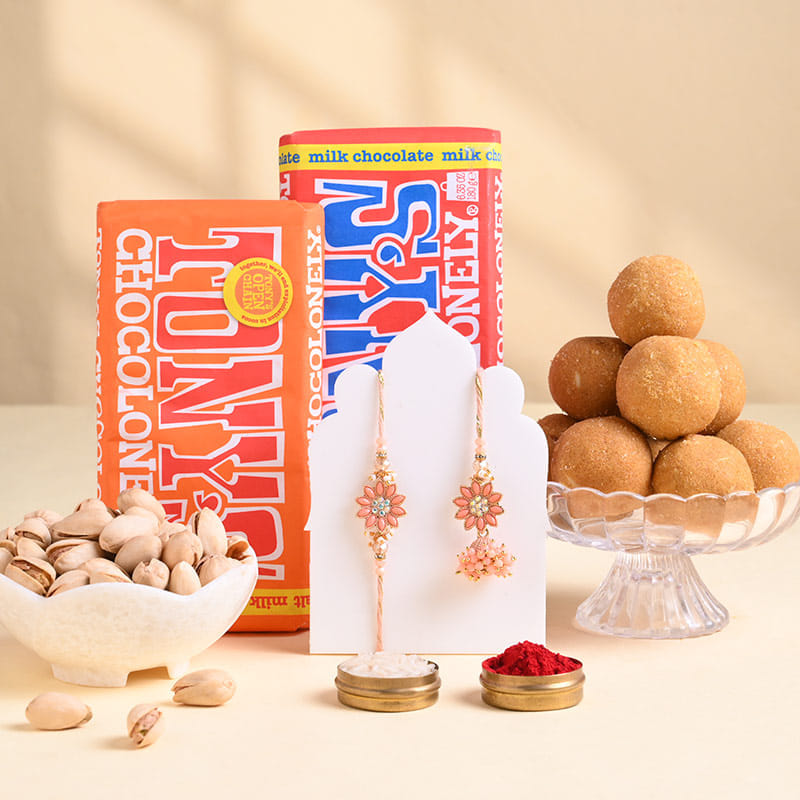 Bhaiya Bhabhi Rakhi N Festive Feast Hamper