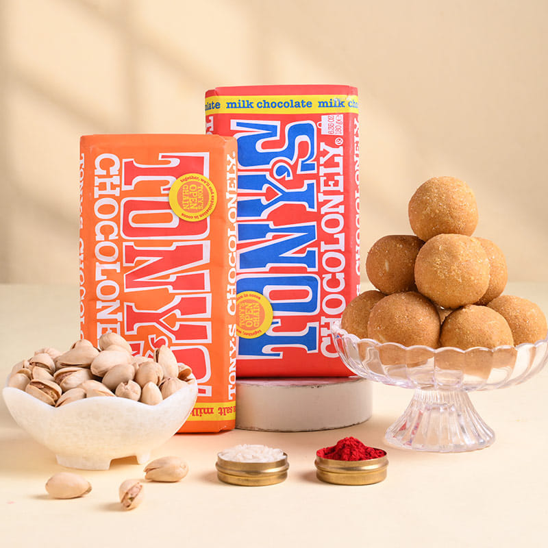 Bhaiya Bhabhi Rakhi N Festive Feast Hamper