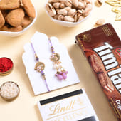 Bhaiya Bhabhi Rakhi N Festive Treats Hamper