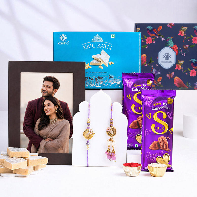 Bhaiya Bhabhi Rakhi with Sweet Memories Hamper