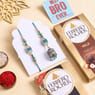Designer Bhai Bhabhi Rakhis N Ferrero Choco Bars