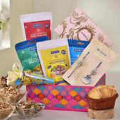 Bhaiya Bhabhi Rakhi With Cookies Trail Mix N Chocolate