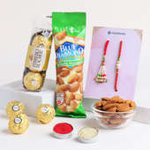 Bhaiya Bhabhi Rakhi With Ferrero Rocher N Almonds-USA