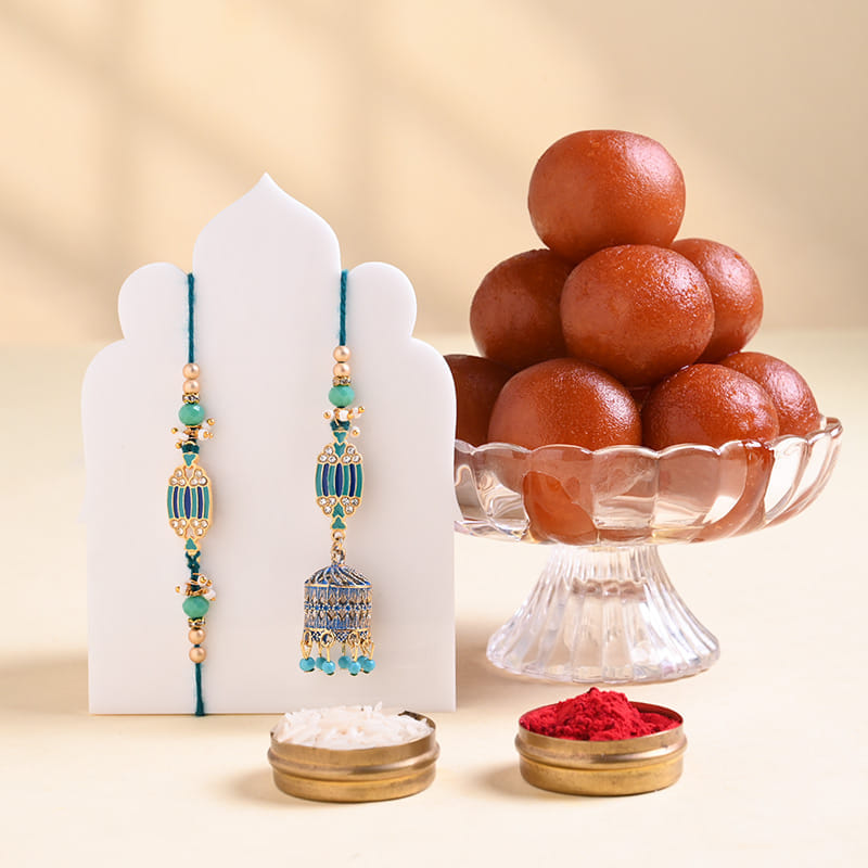 Bhaiya Bhabhi Rakhi With Gulab Jamun