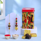 Bhaiya Bhabhi Rakhi With Handmade Chocolates