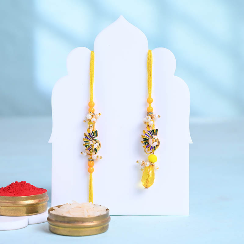 Bhaiya Bhabhi Rakhi With Kaju Katli N Dodha Burfi