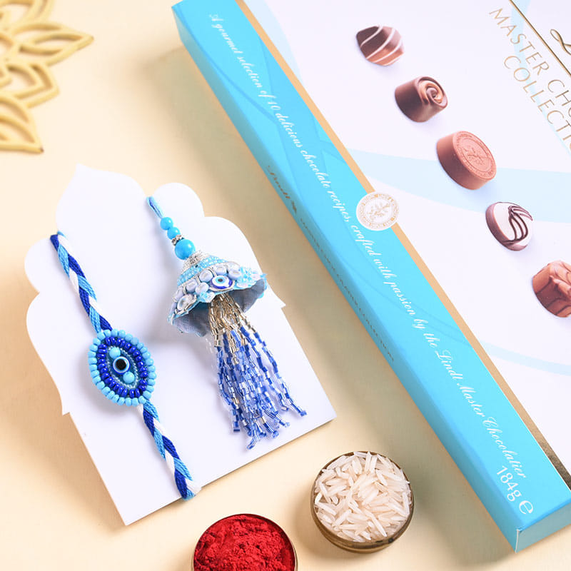 Bhaiya Bhabhi Rakhi With Lindt Choco Collection