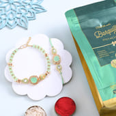 Bhaiya Bhabhi Rakhi With Pistachio Chocolate