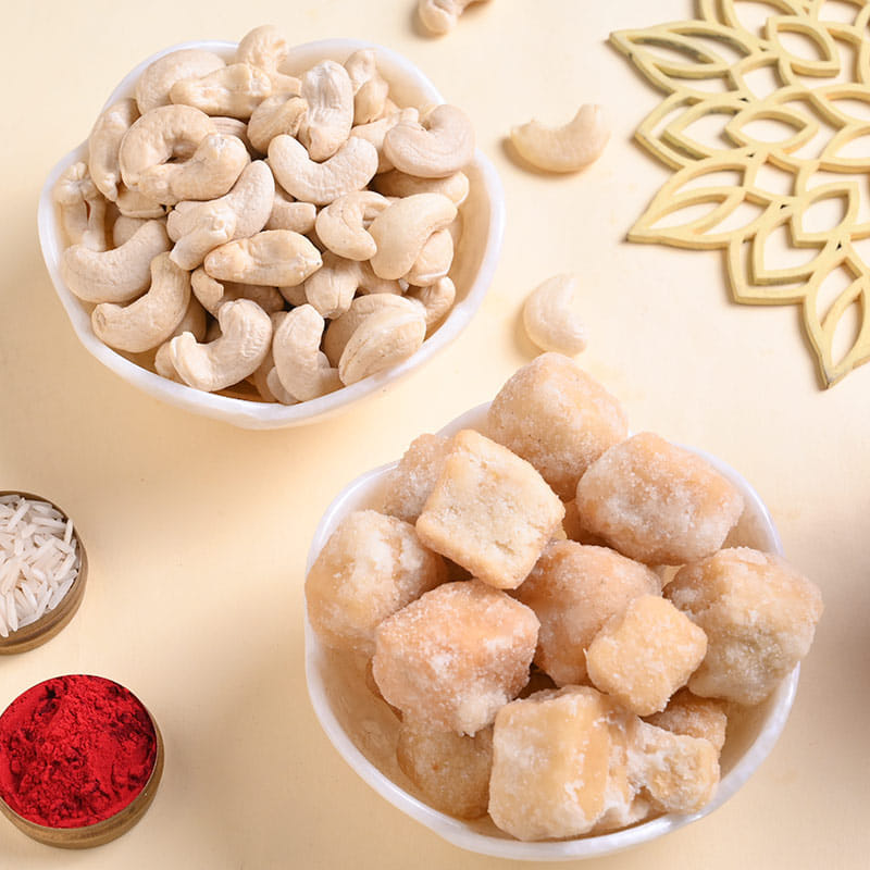 Bhaiya Bhabhi Rakhi With Sweet N Salty Snacks