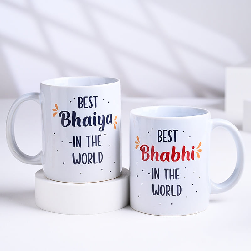 Bhaiya Bhabhi Rakhi With Sweets N Mugs