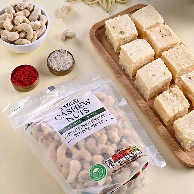 Bhaiya Bhabhi Rakhis With Soan Papdi N Cashews