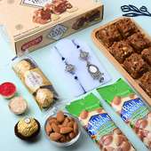 Bhaiya Bhabhi Rakhis With Sweet N Nutty Treats