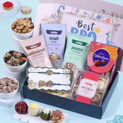 Bhaiya Bhabhi Rakhis With Sweet N Snacky Treats