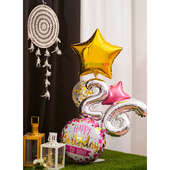 Big 26 Birthday Balloons Bouquet