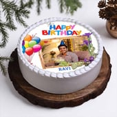 Birthday Bash Photo Cake