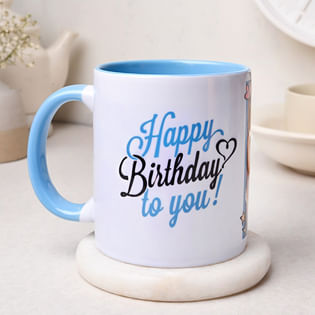 Cheerful Birthday Personalised Mug