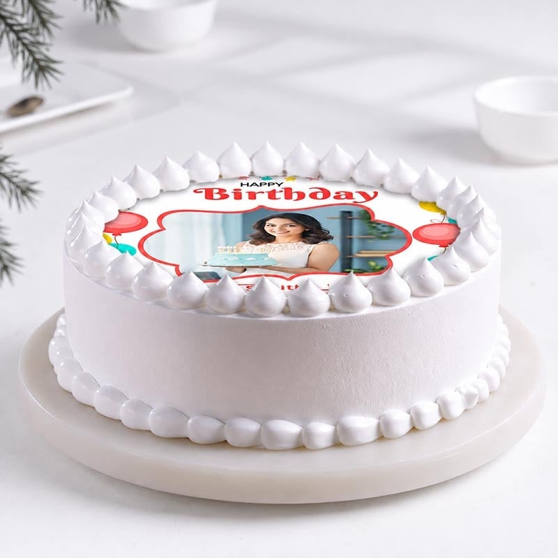 Birthday Cheer Photo Cake
