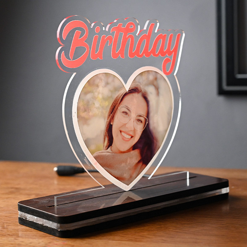 Glass Frame - Personalised Birthday Gifts