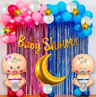 Baby Shower Pink N Blue Decor