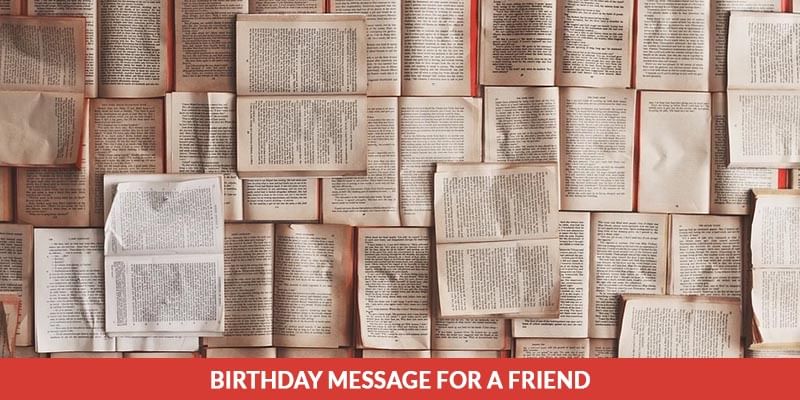 Birthday Message For A Friend