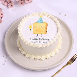 Birthday Toast Bento Cake