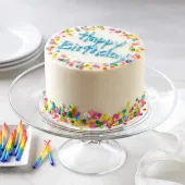 Sprinkle Vanilla Birthday Cake