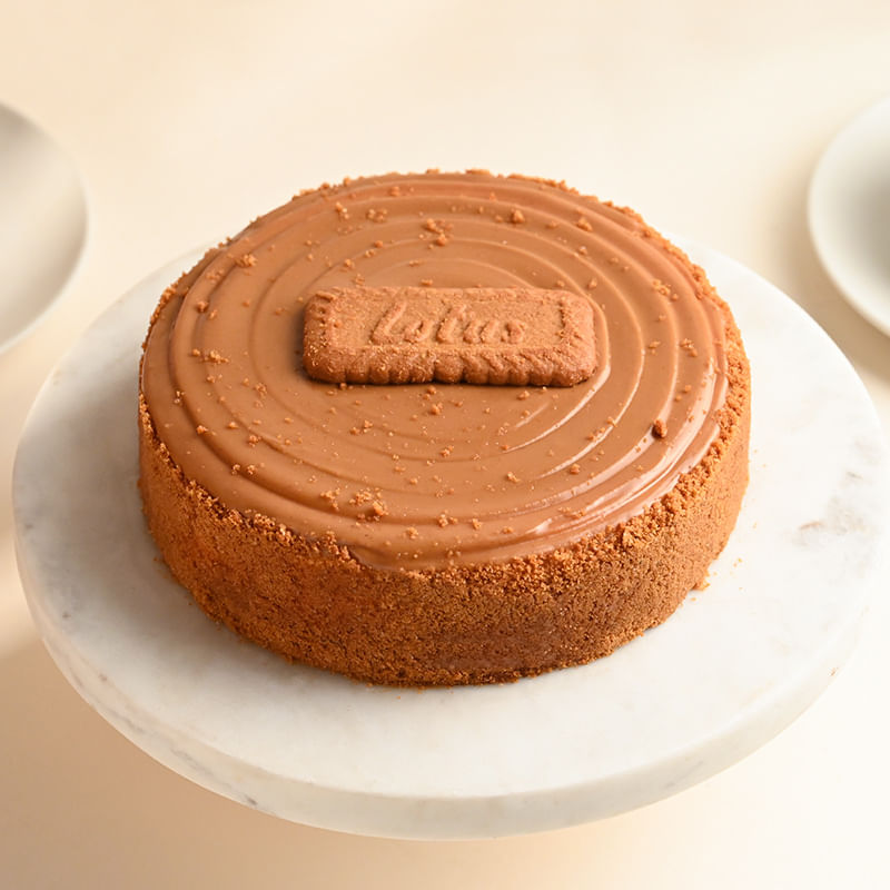 Biscoff Cheese Cake Top View