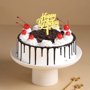 Black Forest Birthday Drip Cake