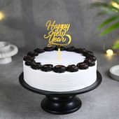 Elegant New Year Black Forest Cake