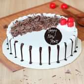 Black Forest Happy New Year Cake 
