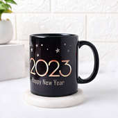 Black NY Mug N Dragees - Buy New Year Gift