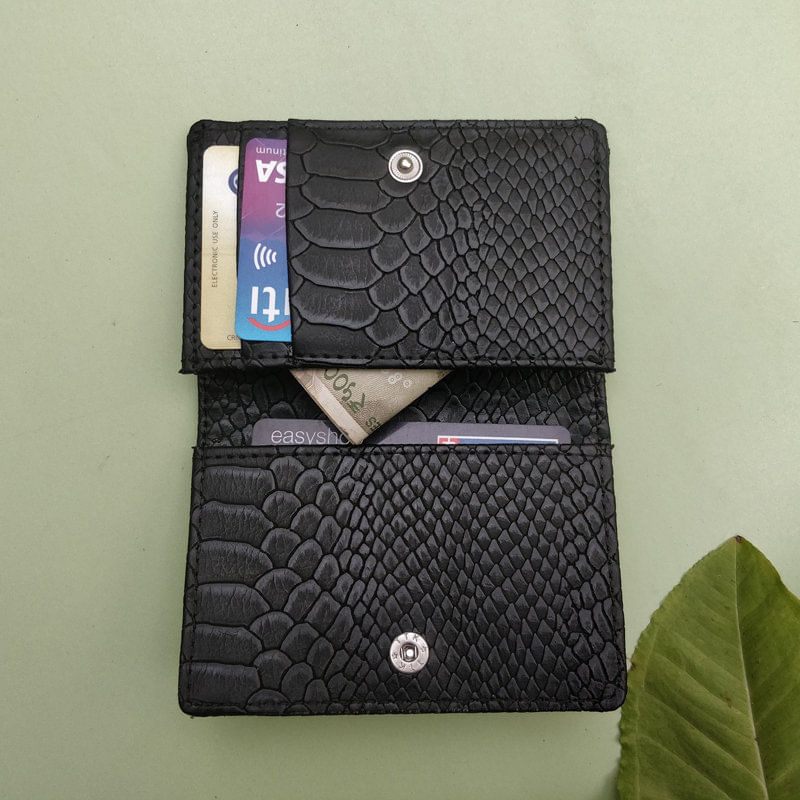 Black Slim Card Wallet