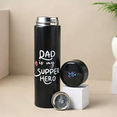Temperature Display Water Bottle - Gift For Fathers Day