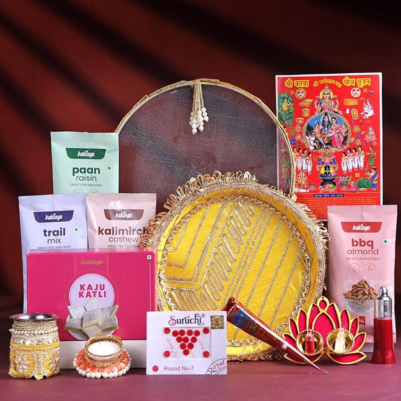 Blessed Karwa Chauth N Snacks Hamper