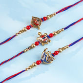 Blessings N Strength Designer Rakhi Trio
