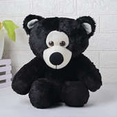 Blissful Black Soft Teddy For Valentine