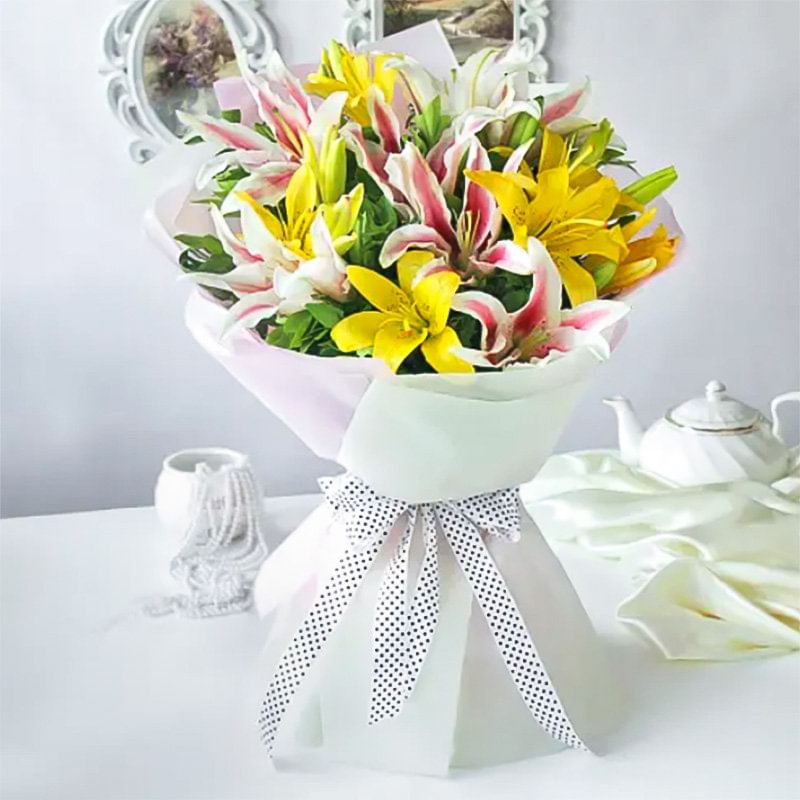 Blissful N Vibrant Lilies