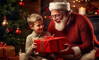 Santa Claus and the Spirit of Giving