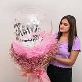 Buy Blooming Balloon Flower Bouquet Online