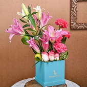 Bunch of Flower in Blooming Box of Love 