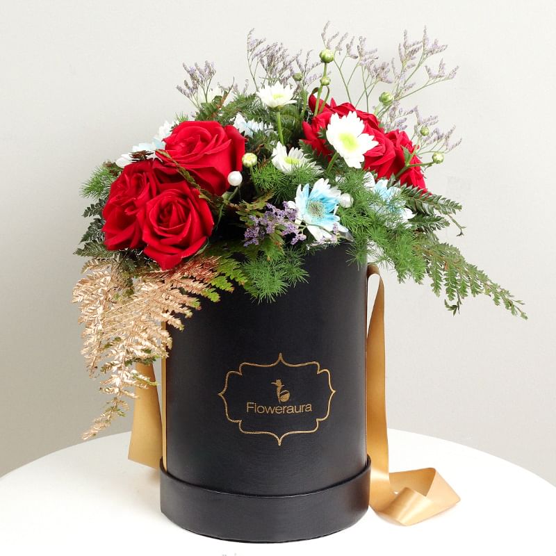 Blooming Elegance Mixed Flower Arrangement for Valentine Day