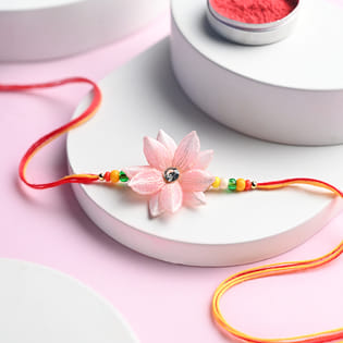 Blooming Floral Charm Rakhi