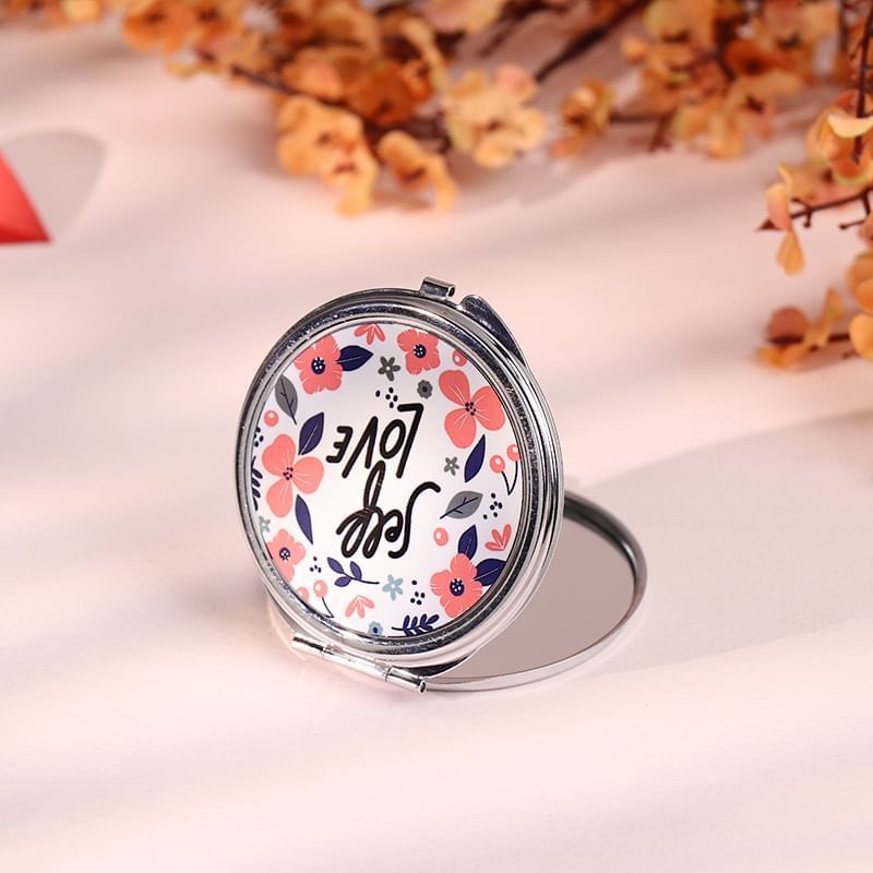 Blooming Love Compact Mirror