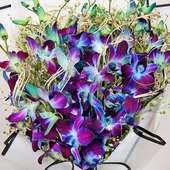 Blooming Orchids Bouquet - flower view