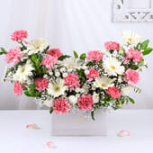 Blooming Romance In Pink and White