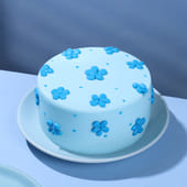 Blue Blossom Cake