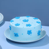 Blue Blossom Cake