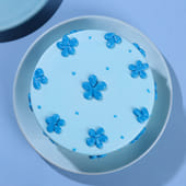 Blue Blossom Cake